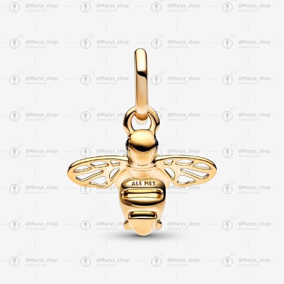 Pandora Sparkling Bee Dangle Charm - Picture 2 of 6